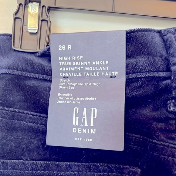 Gap Women’s High Rise True Skinny Ankle Denim Stretch. - Picture 3 of 10